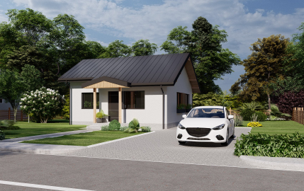 Small Kit House With Sip Panels-SIP001